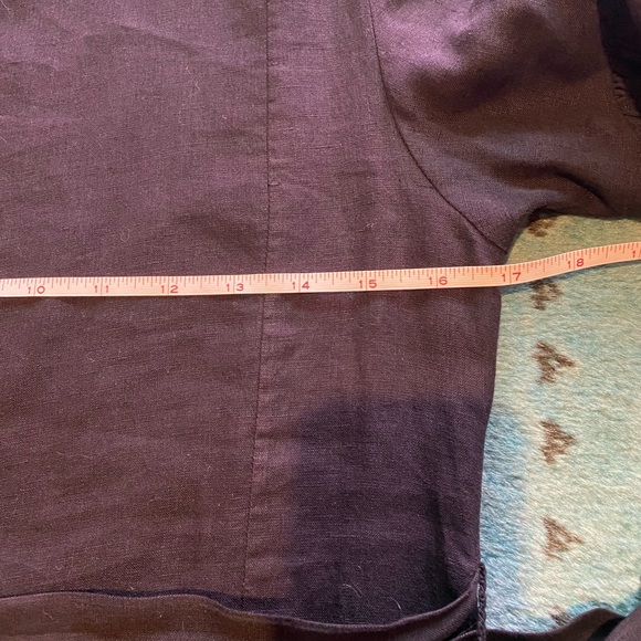 Isabel Marant Etoile black linen wrap dress size 34 / US 2 - Picture 6 of 16